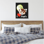 Toile Petit panda (Ailurus fulgens) (Insitu(Chambre))