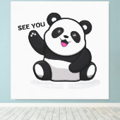 Toile petit panda mignon (Insitu (Plancher de Bois))
