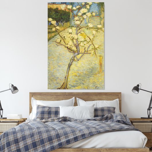 Toile Petit poirier en fleurs Van Gogh Art (Insitu(Chambre))
