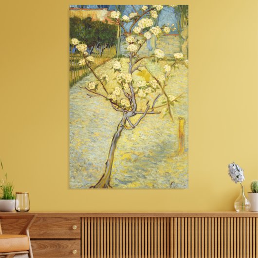 Toile Petit poirier en fleurs Van Gogh Art (Insitu(Salon))