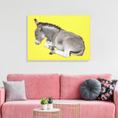 Toile Petit poulain d'âne dormant (Insitu(Salon))