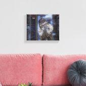 Toile "Petit soleil en jaune (Insitu(Salon))