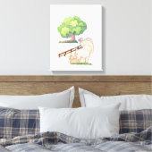 Toile Petite agneau dans la zone 11"x14" Imprimer (Insitu(Chambre))