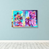 TOILE PETITE ÉQUIPEMENT EN ROSE ET EN OR (Insitu (Plancher de Bois))