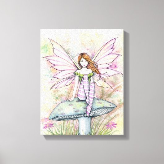 Toile Petite Fée de Printemps par Molly Harrison (Recto)
