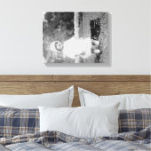 Toile Petite fille avec jouet Wagon photo (Insitu(Chambre))