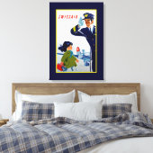 Toile Petite fille Swissair - M (Insitu(Chambre))