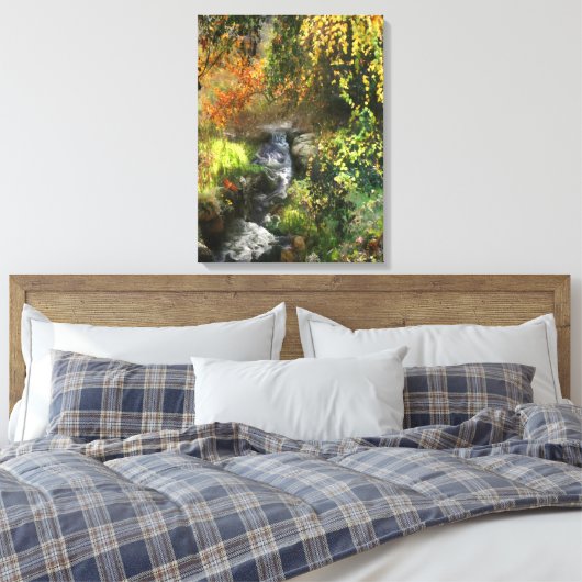 TOILE PETITE FORÊT RIVIÈRE MOYENNE (Insitu(Chambre))