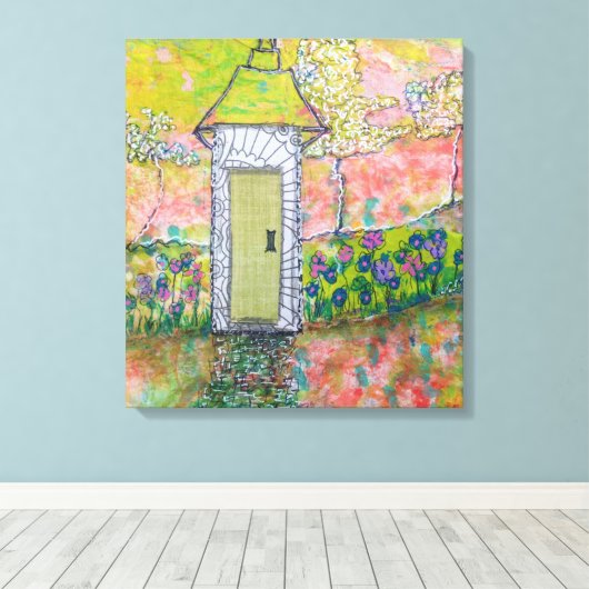 Toile Petite maison orientale (Insitu (Plancher de Bois))