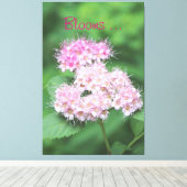 Toile Petites fleurs roses (Insitu (Plancher de Bois))