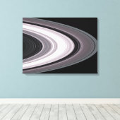 Toile Petites particules dans SaturnĂ`s bagues (Insitu (Plancher de Bois))