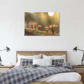 Toile Petits champignons Photo nature (Insitu(Chambre))