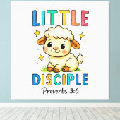 Toile Petits Proverbes du disciple 3:6 (Insitu (Plancher de Bois))