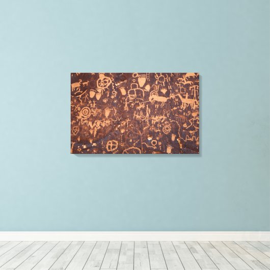 Toile Petroglyphes Rock (Insitu (Plancher de Bois))