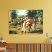 Toile Petrushka arrive, 1888 (Insitu(Salon))