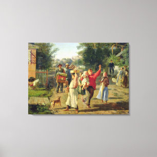 Toile Petrushka arrive, 1888