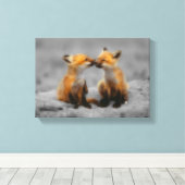 Toile Peu d'amour de Fox (Insitu (Plancher de Bois))