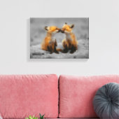 Toile Peu d'amour de Fox (Insitu(Salon))