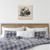 Toile PEU DE TÉMOINS vintages D'Halloween (Insitu(Chambre))