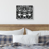 Toile Peuple Champignon •  Créatures de la Forêt par Bur (Insitu(Chambre))
