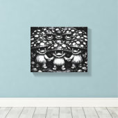 Toile Peuple Champignon •  Créatures de la Forêt par Bur (Insitu (Plancher de Bois))
