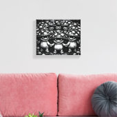 Toile Peuple Champignon •  Créatures de la Forêt par Bur (Insitu(Salon))