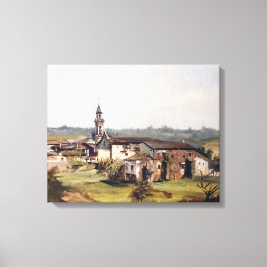 Toile Peuple de Lugo/Village in Lugo (Recto)