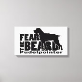 Toile Peur de la barbe - Pudelpointer Gear (Recto)