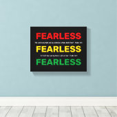 Toile PEUR DES Psaumes Inspirationnels JE NE CRAINS PAS (Insitu (Plancher de Bois))