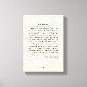 Toile Peut aujourd'hui il y avoir de paix en dedans