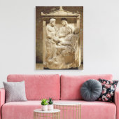 Toile Phainippos et pierre gravée de Mnesarete montrant  (Insitu(Salon))