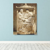 Toile Phainippos et pierre gravée de Mnesarete montrant  (Insitu (Plancher de Bois))