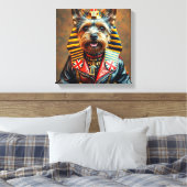 TOILE PHARAOH TUT-YORKSHIRE TERRIER 3 (Insitu(Chambre))