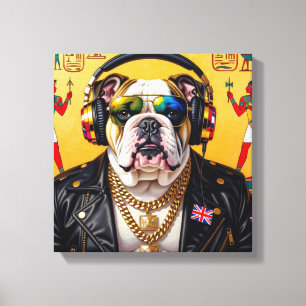 TOILE PHARAON BOULEDOGUE ANGLAIS