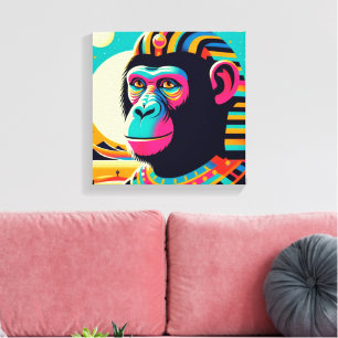Toile Pharaon Chimpanzé Tout 4