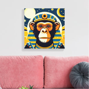 Toile Pharaon Chimpanzé Tout 7
