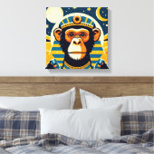 Toile Pharaon Chimpanzé Tout 7 (Insitu(Chambre))