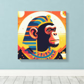 Toile Pharaon Chimpanzé Tout 8 (Insitu (Plancher de Bois))