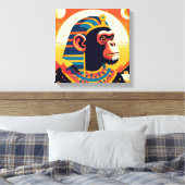 Toile Pharaon Chimpanzé Tout 8 (Insitu(Chambre))