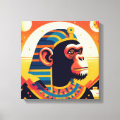 Toile Pharaon Chimpanzé Tout 8 (Recto)