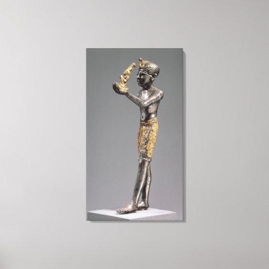 Toile Pharaon en offrande devant la déesse Maat (Recto)