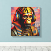 TOILE PHARAON TOUT-CHIMPANZÉ 4 (Insitu (Plancher de Bois))