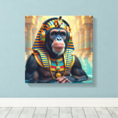 TOILE PHARAON TOUT-CHIMPANZÉ 5 (Insitu (Plancher de Bois))