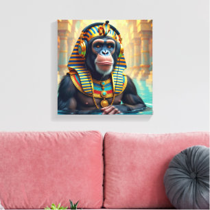TOILE PHARAON TOUT-CHIMPANZÉ 5