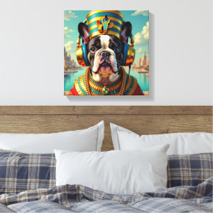 TOILE PHARAON TUT-BOULEDOGUE FRANÇAIS