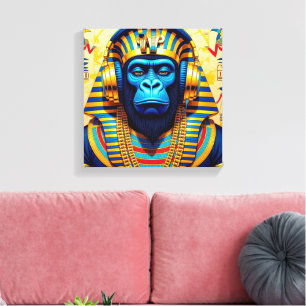 TOILE PHARAON TUT-GORILLE