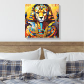 TOILE PHARAON TUT-GUÉPARD 2 (Insitu(Chambre))