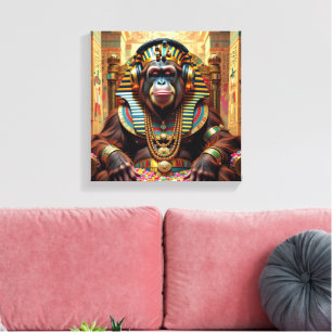TOILE PHARAON TUT-ORANGOUTAN 2