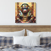 TOILE PHARAON TUT-ORANGOUTAN 2 (Insitu(Chambre))