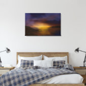 Toile Phare au coucher du soleil (Insitu(Chambre))